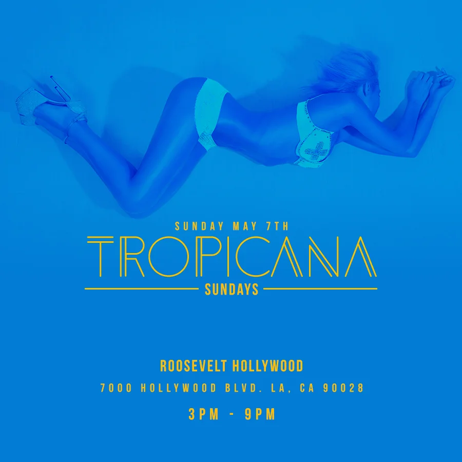 Event Flyer - Tropicana Sundays